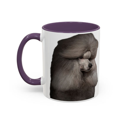 Poodle Head 2-Tone Coffee Mug