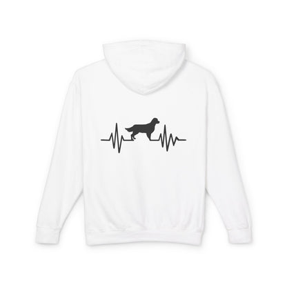 My Heart Beats For Goldens Unisex Lightweight Hoodie