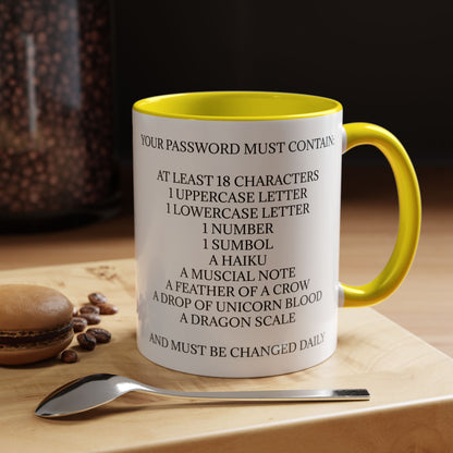 Password 2-Tone Coffee Mug