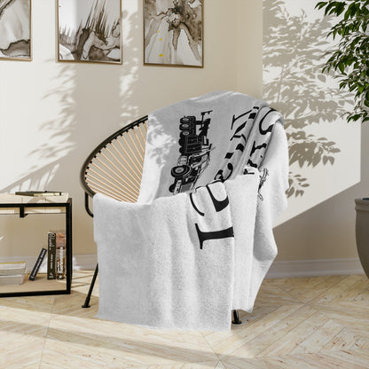 Size Does Matter Velveteen Microfiber Blanket