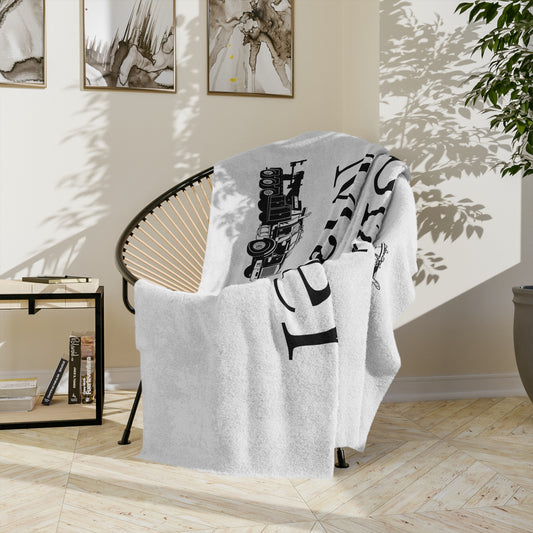 Size Does Matter Velveteen Microfiber Blanket