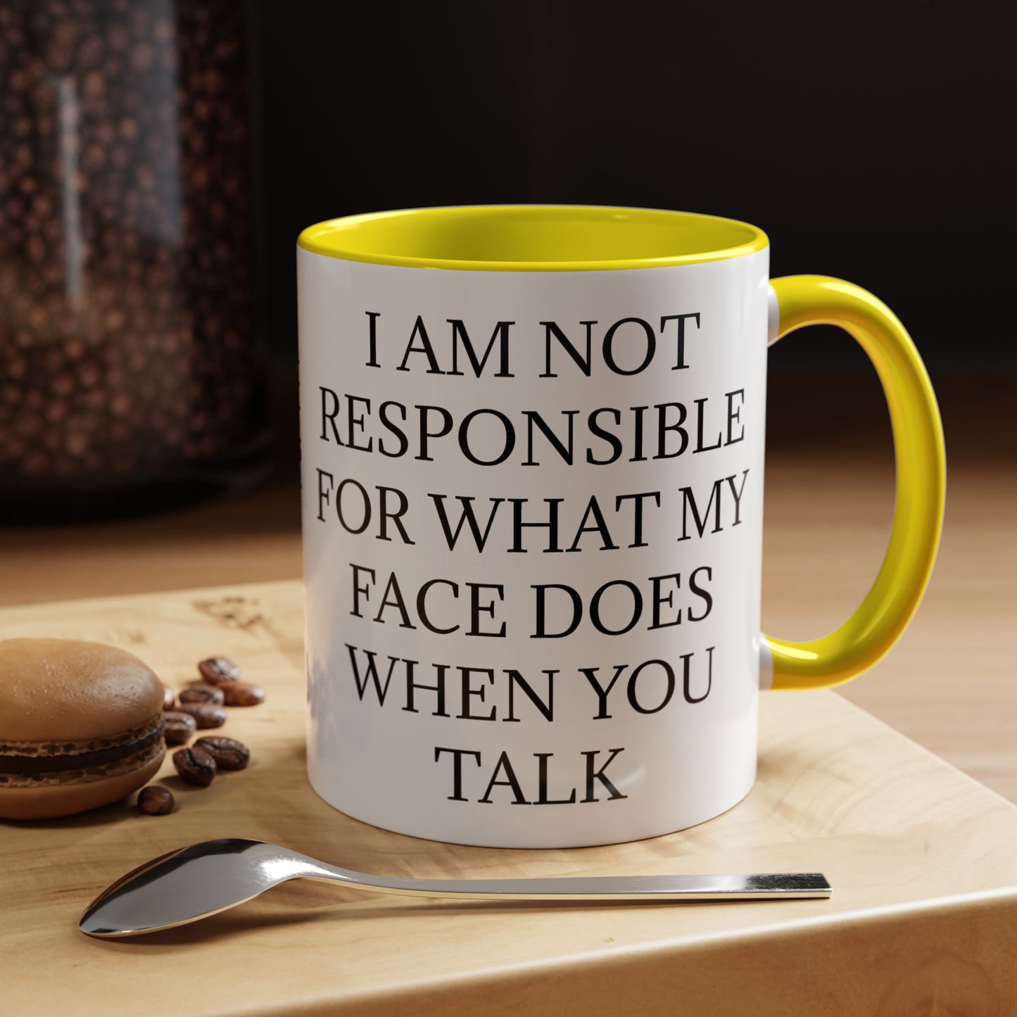 When You Talk 2-Tone Coffee Mug