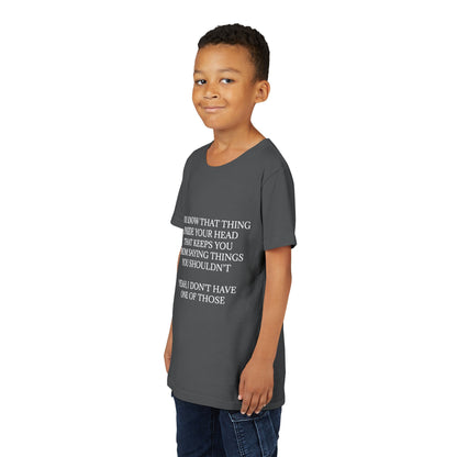 No Filter Youth Unisex Short Sleeve Crewneck Tee