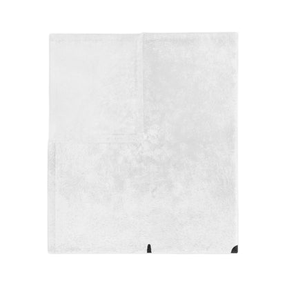 My Heart Beats For Poodles Velveteen Microfiber Blanket