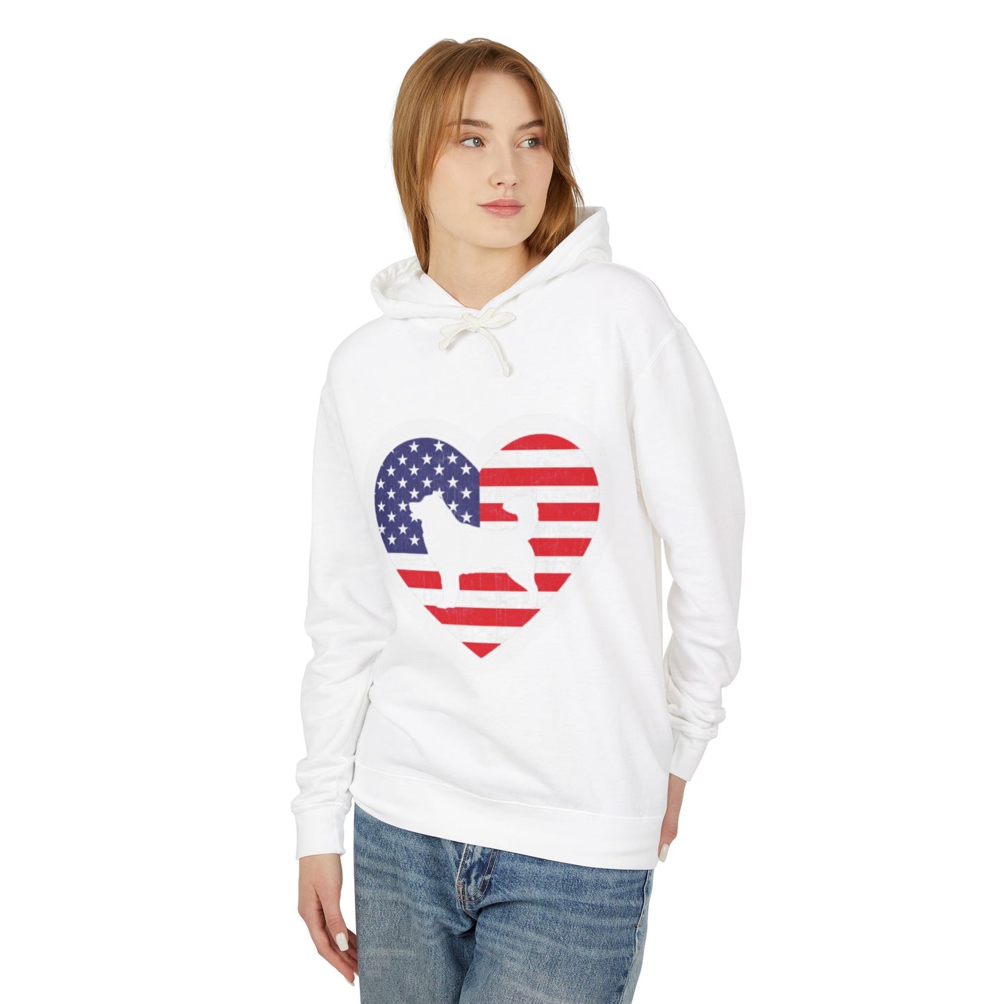 Malamute Flag Unisex Lightweight Hoodie