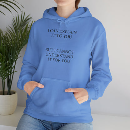 I Cannot Understand It For You Unisex Hoodie