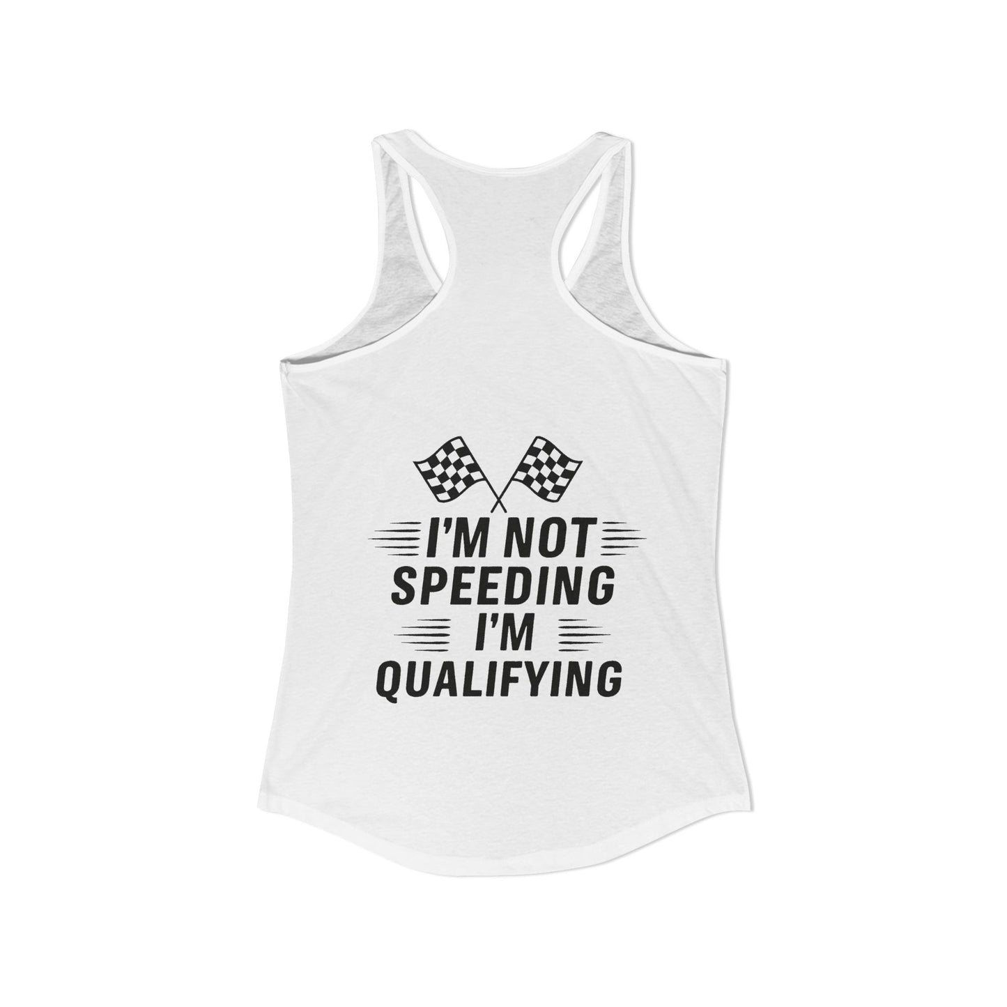 I'm Qualifying Women's Racerback Tank