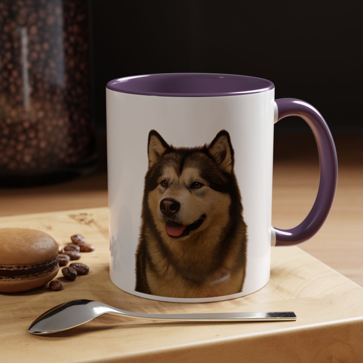 Malamute Head 2-Tone Coffee Mug