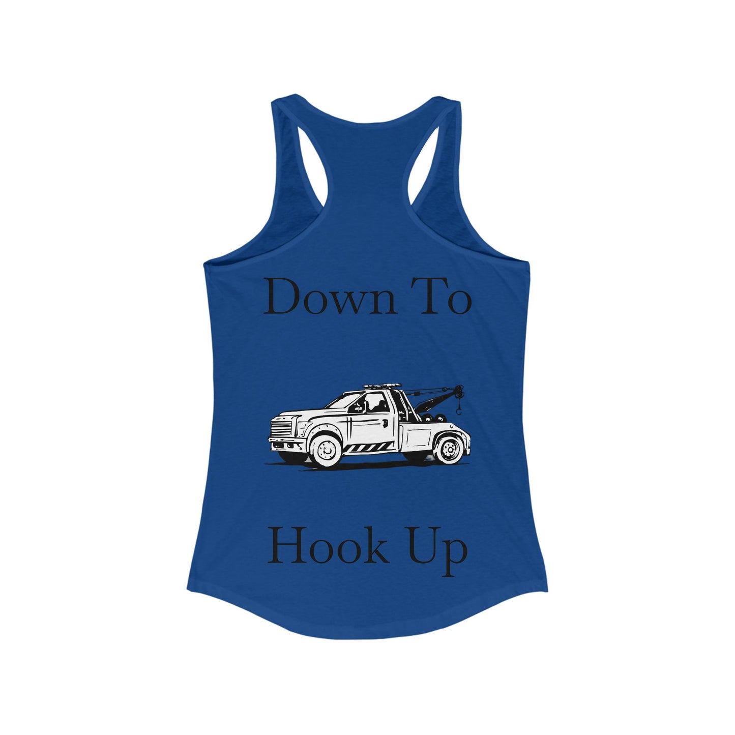 Down To Hook Up Women's Racerback Tank