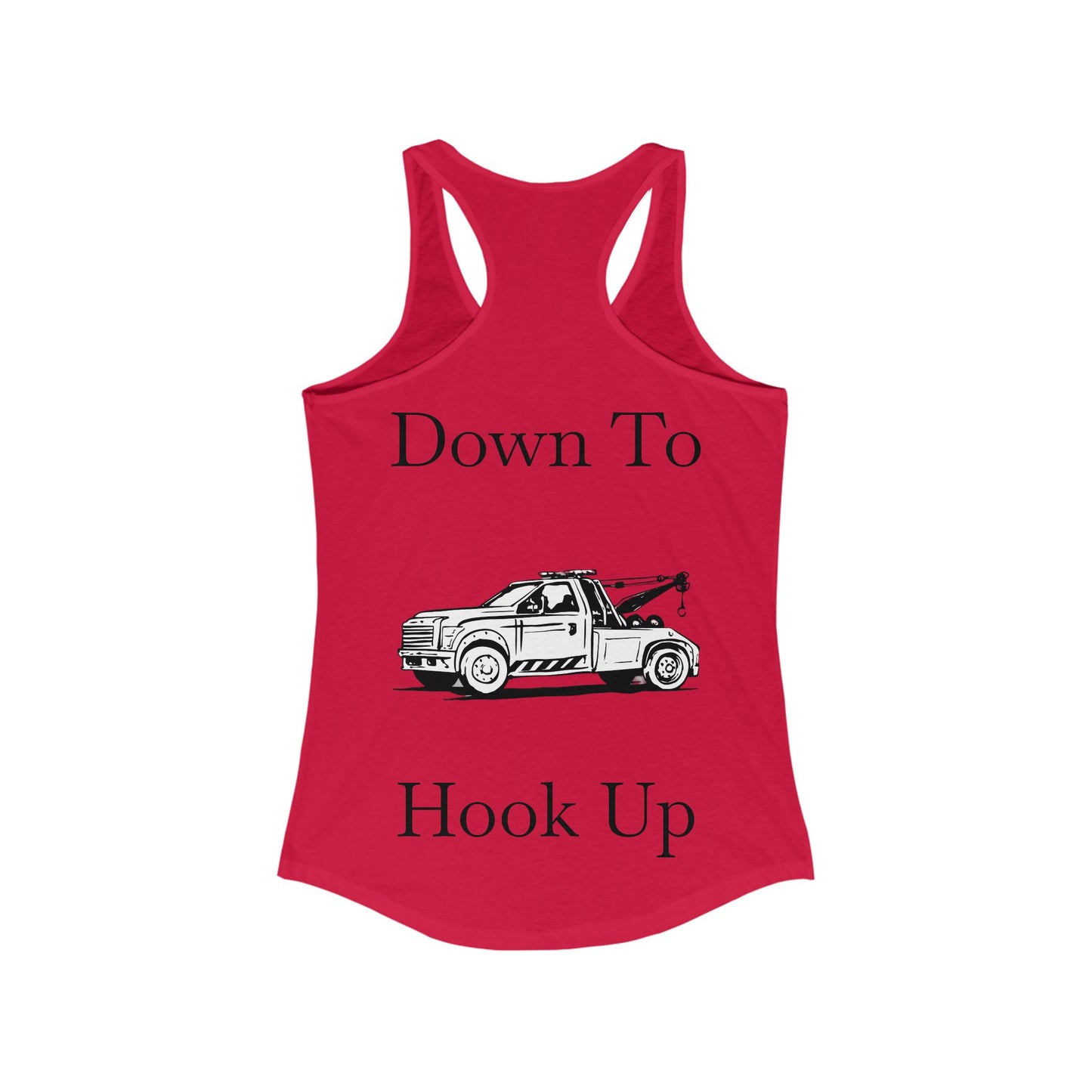 Down To Hook Up Women's Racerback Tank