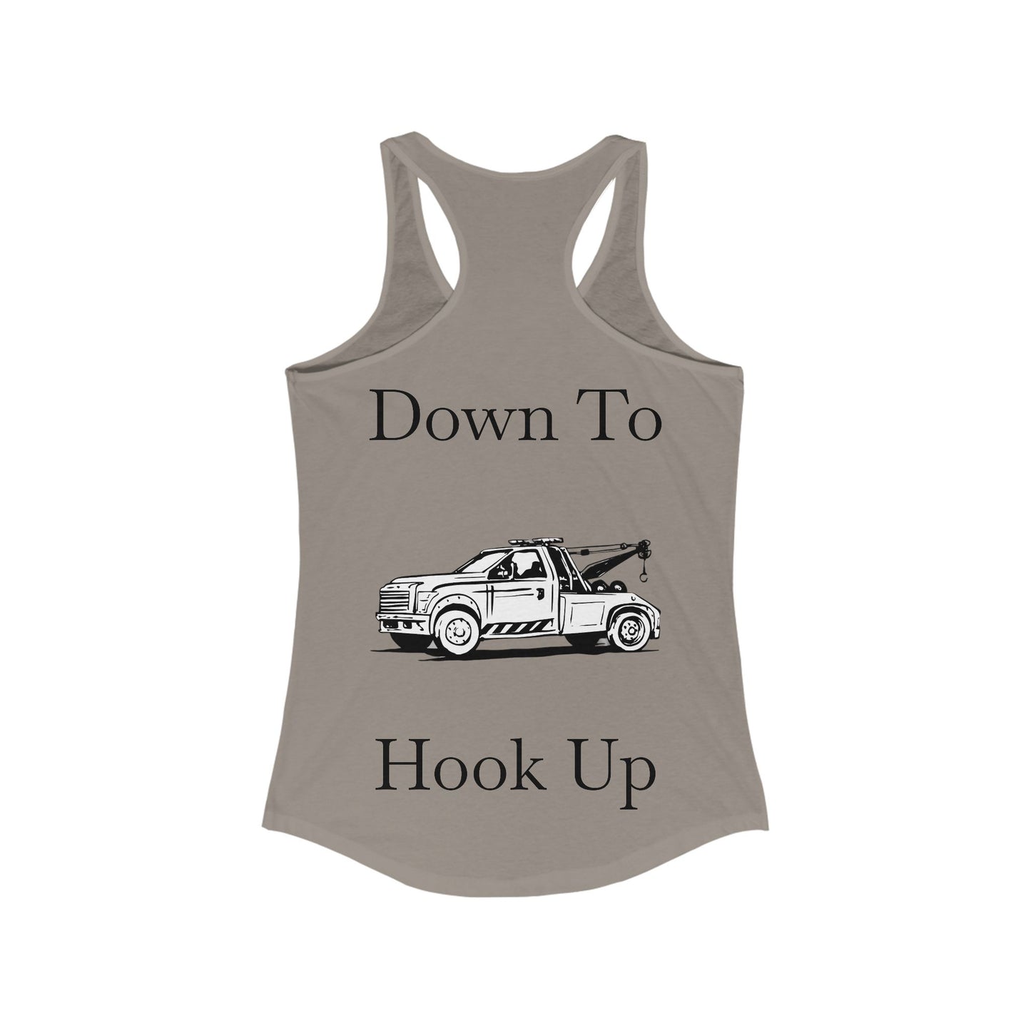Down To Hook Up Women's Racerback Tank