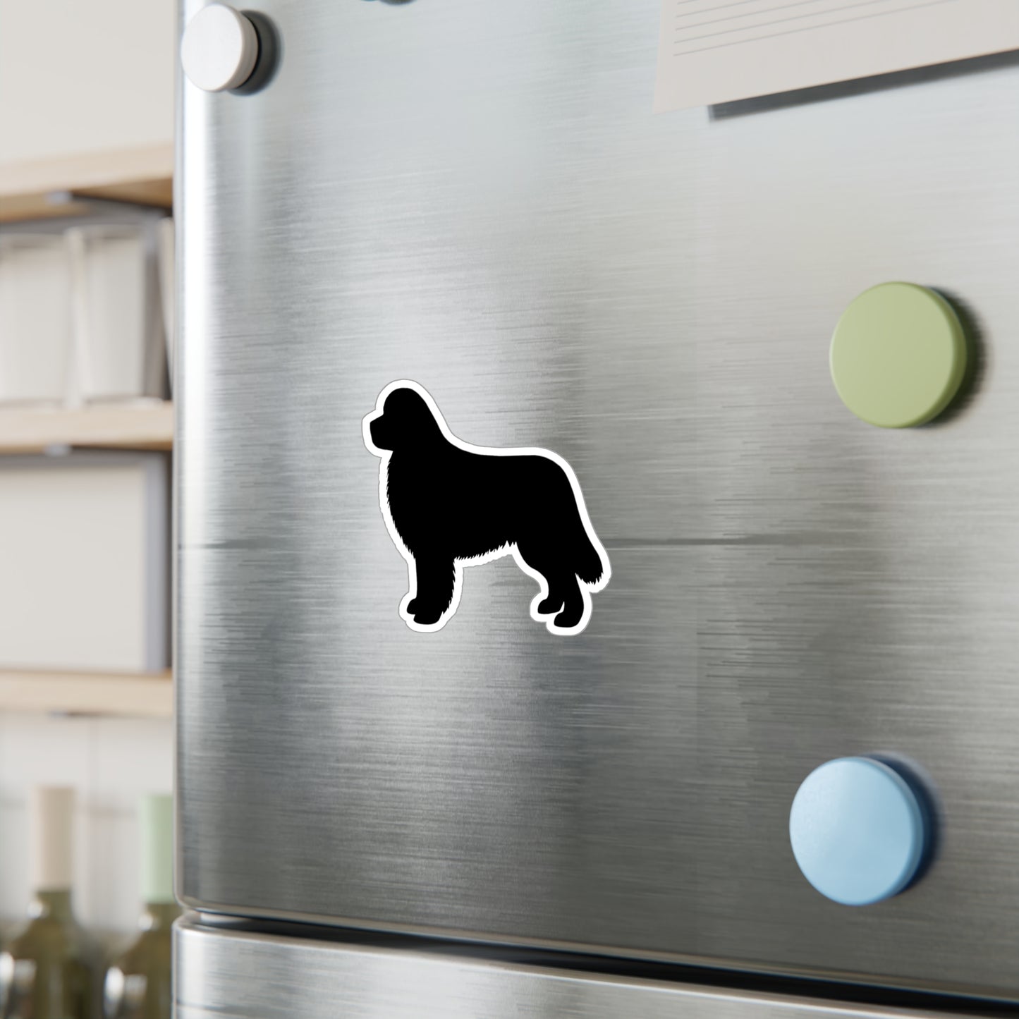 Newfie Silhouette Vinyl Decal