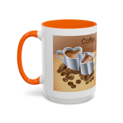 Coffee With Love 2-Tone Coffee Mug