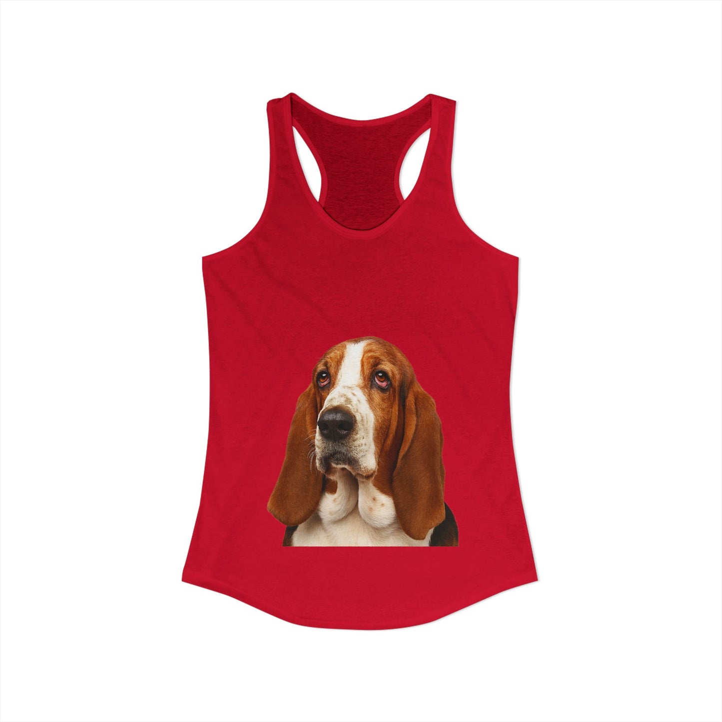 Basset Head Women's Racerback Tank