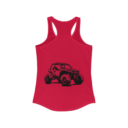 Off The Beaten Path Side By Side Women's Racerback Tank