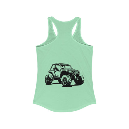 Off The Beaten Path Side By Side Women's Racerback Tank