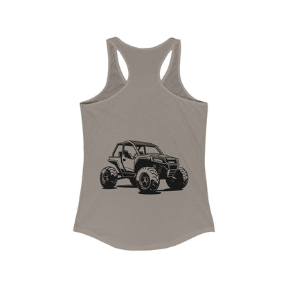 Off The Beaten Path Side By Side Women's Racerback Tank