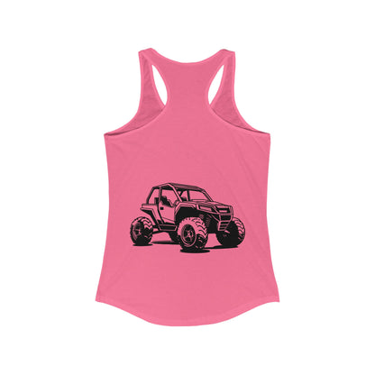 Off The Beaten Path Side By Side Women's Racerback Tank