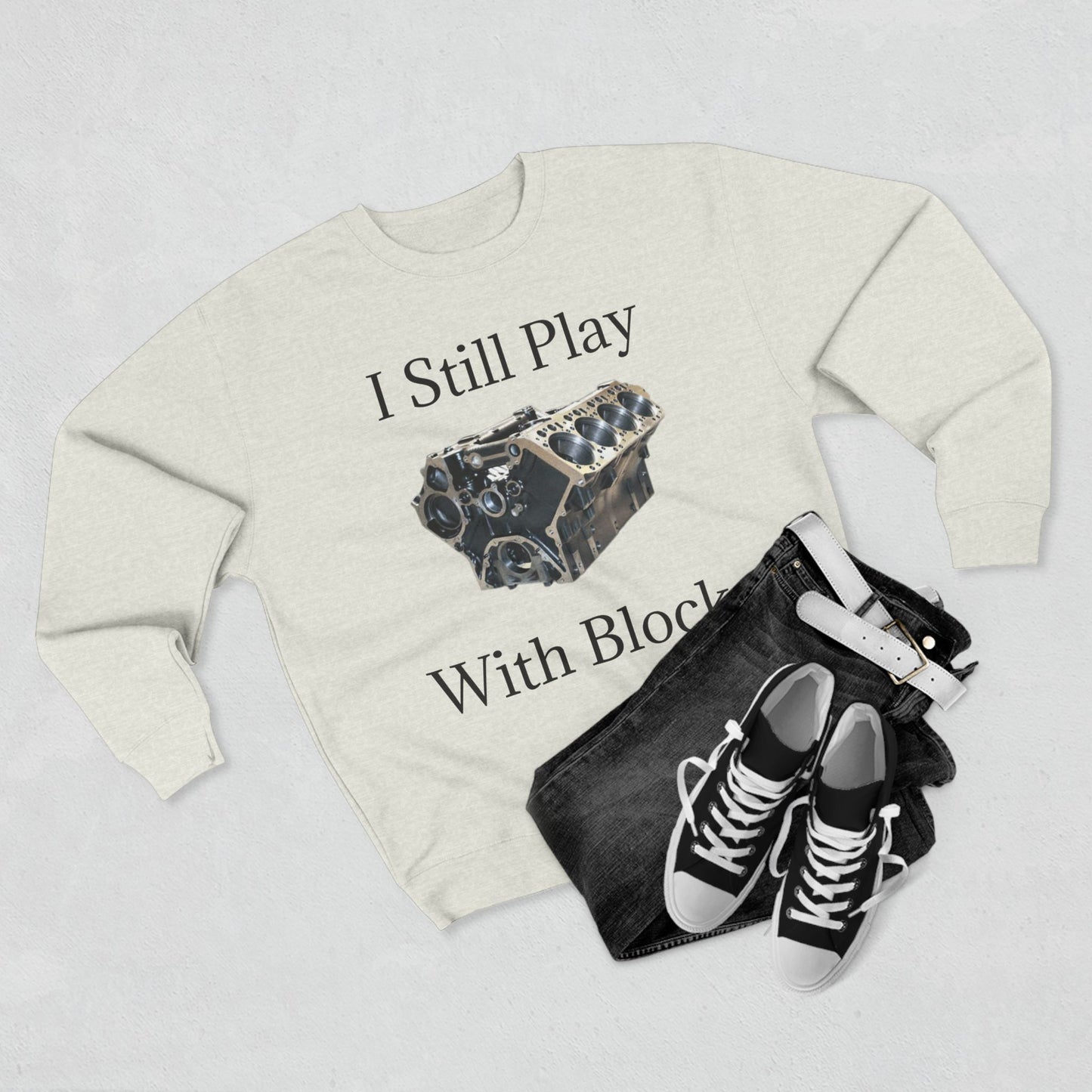 Play With Blocks Unisex Crewneck Sweatshirt
