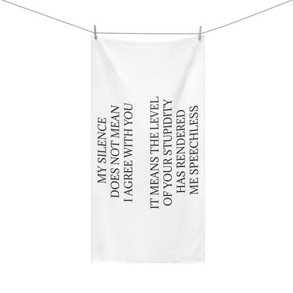Speechless Mink-Cotton  Beach Towel