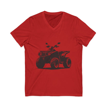 Off The Beaten Path Quad Unisex Short Sleeve V-Neck Tee