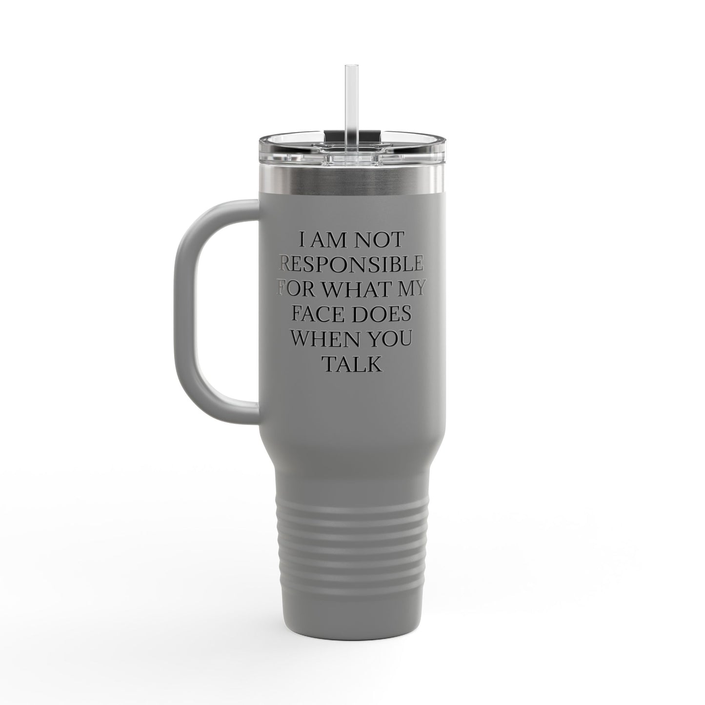 When You Talk Insulated Travel Mug