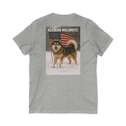All-American Breed Unisex Short Sleeve V-Neck Tee