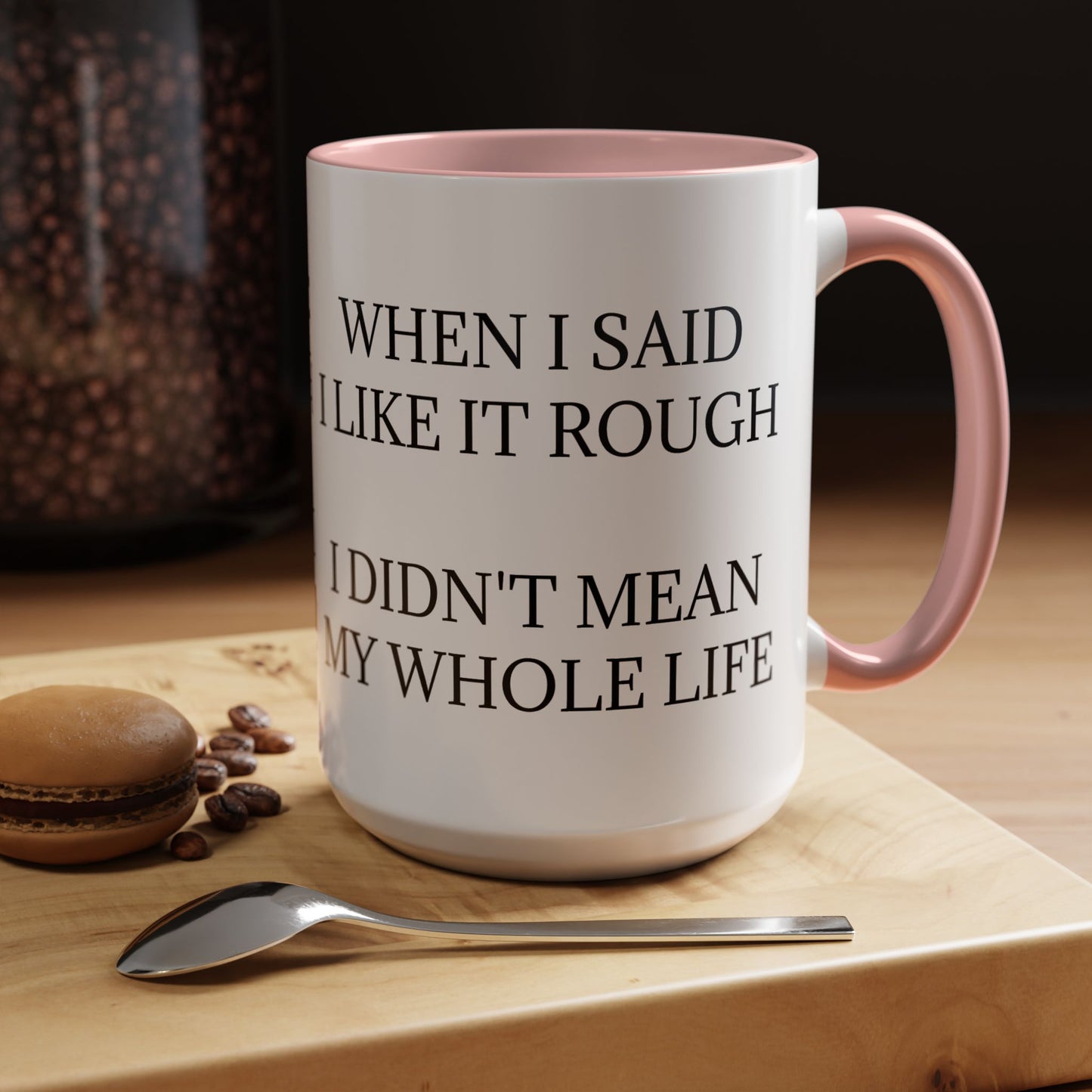 Like It Rough 2-Tone Coffee Mug