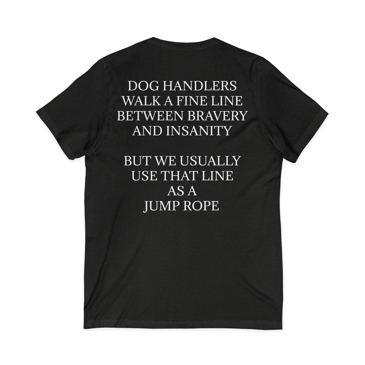 Jump Rope Unisex Short Sleeve V-Neck Tee