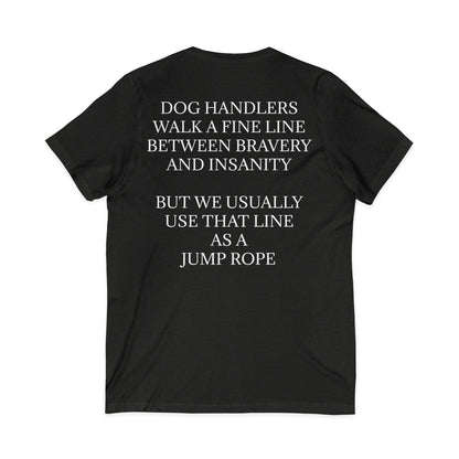 Jump Rope Unisex Short Sleeve V-Neck Tee