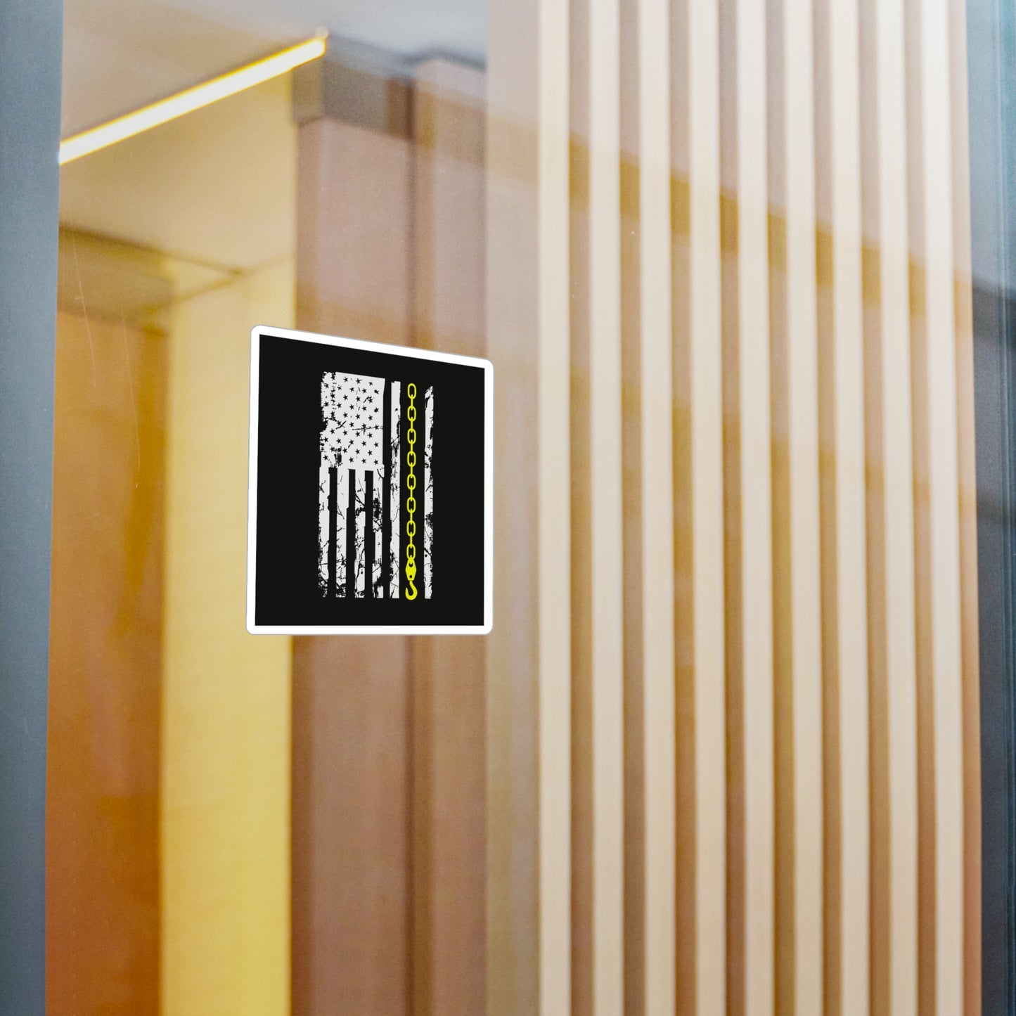 Thin Yellow Line Vinyl Decal