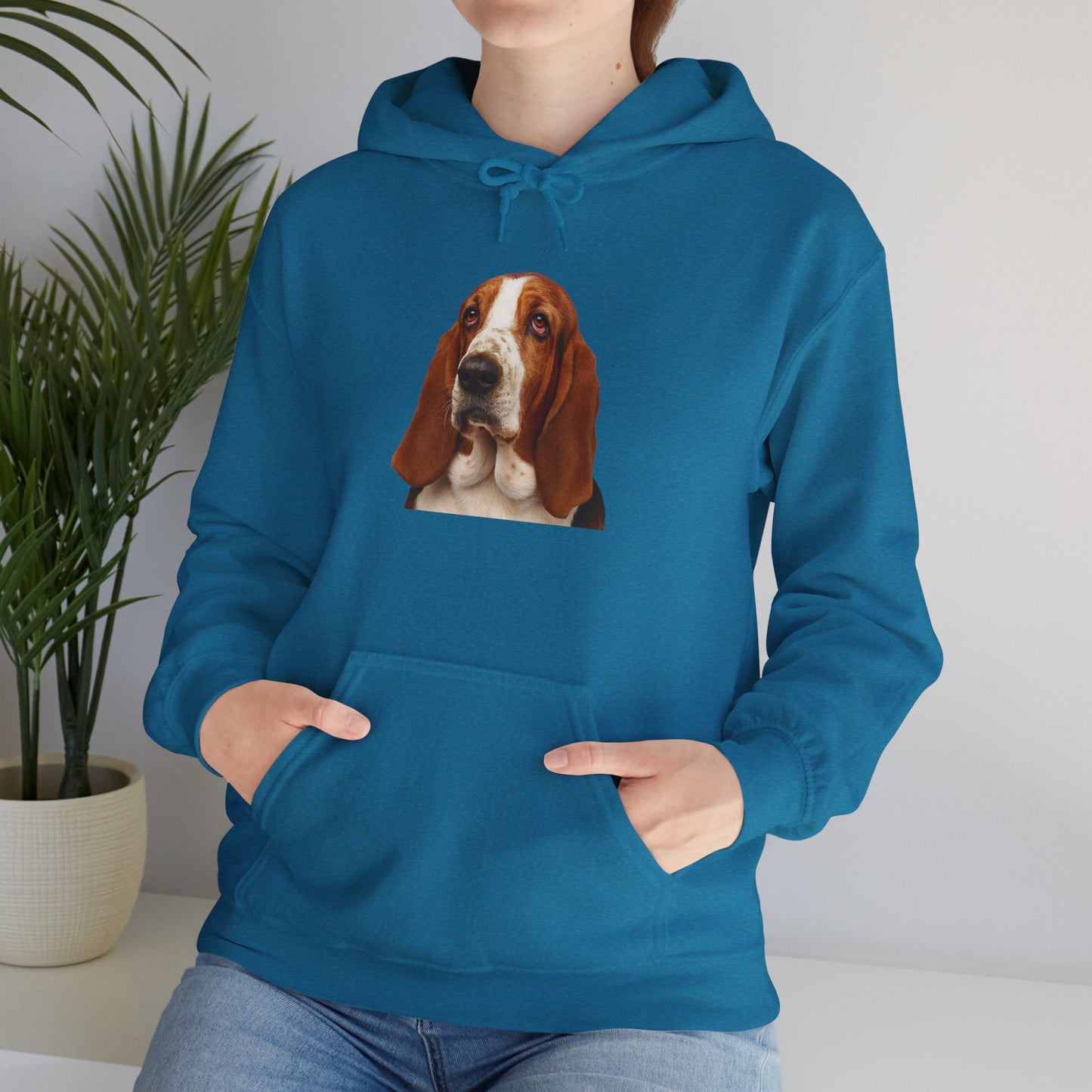 Basset Head Unisex Hoodie