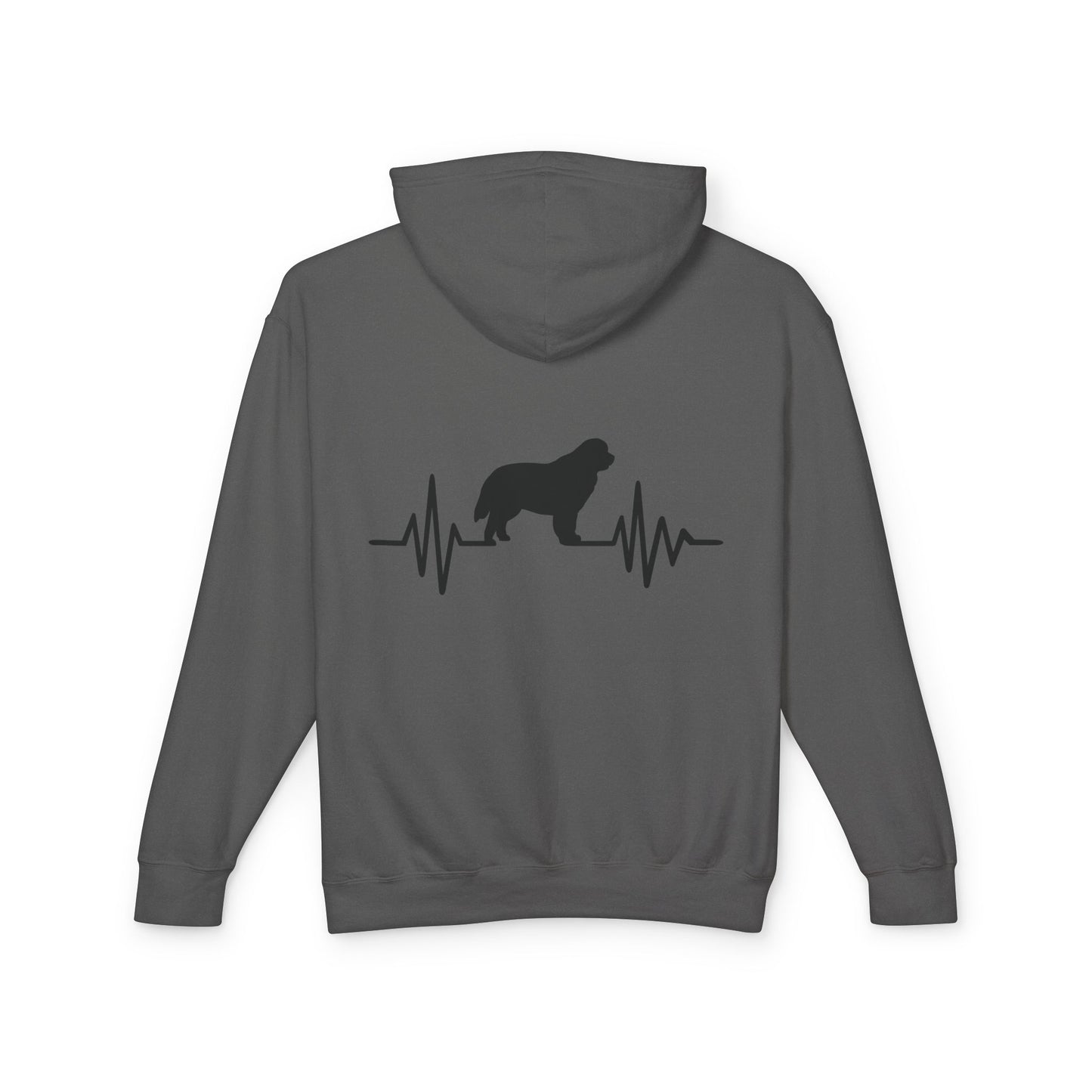 My Heart Beats For Newfies Unisex Lightweight Hoodie