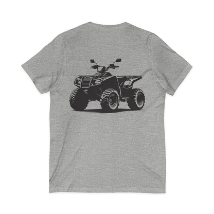 Off The Beaten Path Quad Unisex Short Sleeve V-Neck Tee