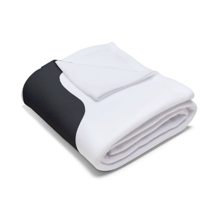 Newfie Silhouette Arctic Fleece Blanket