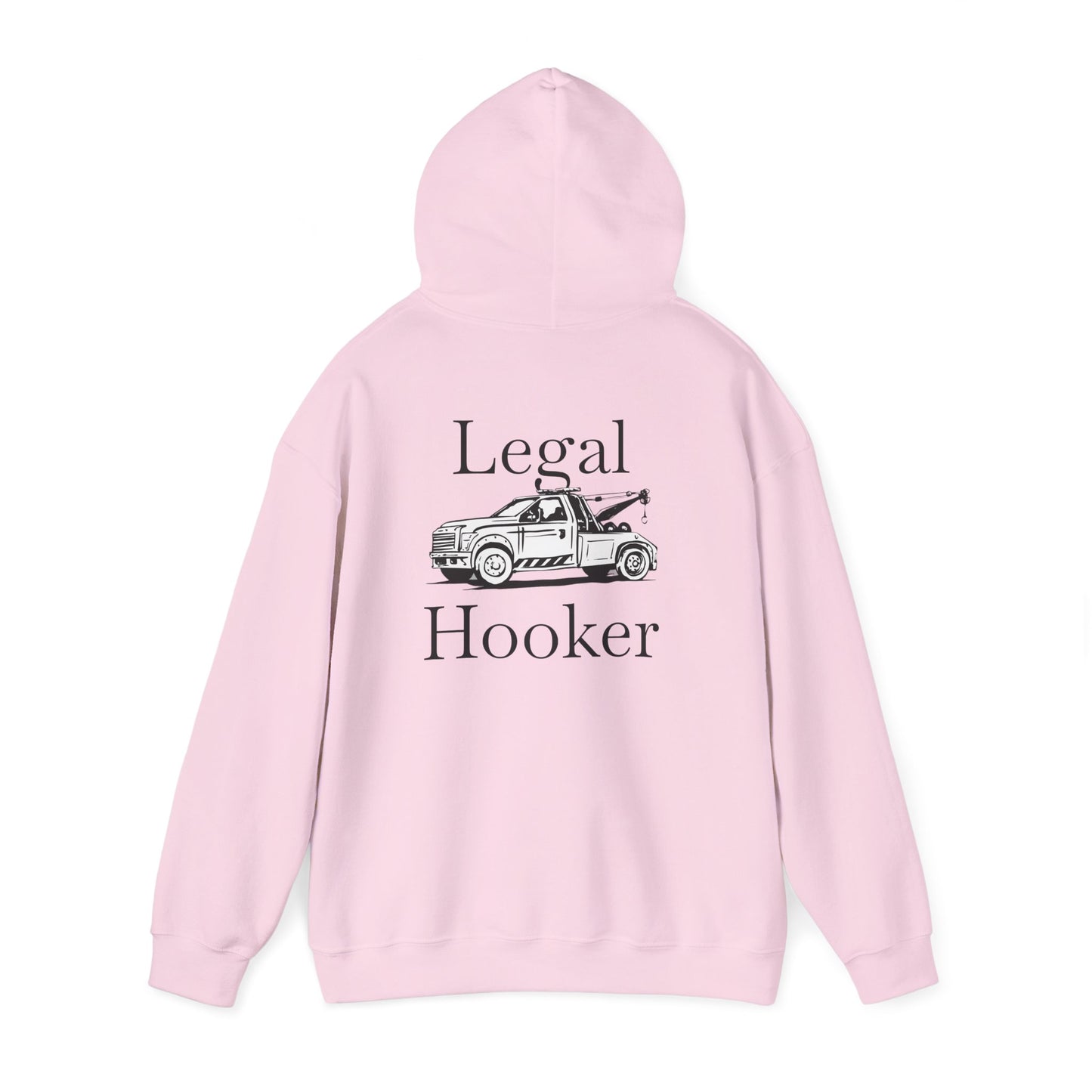 Legal H**ker Wheel Lift Tow Truck Unisex Hoodie