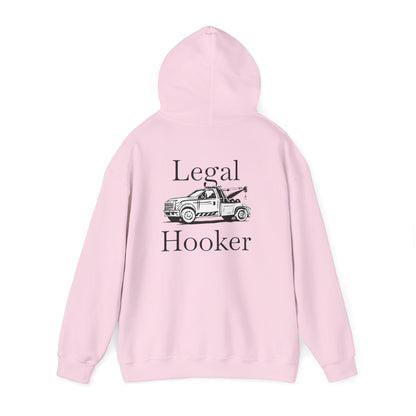 Legal H**ker Wheel Lift Tow Truck Unisex Hoodie