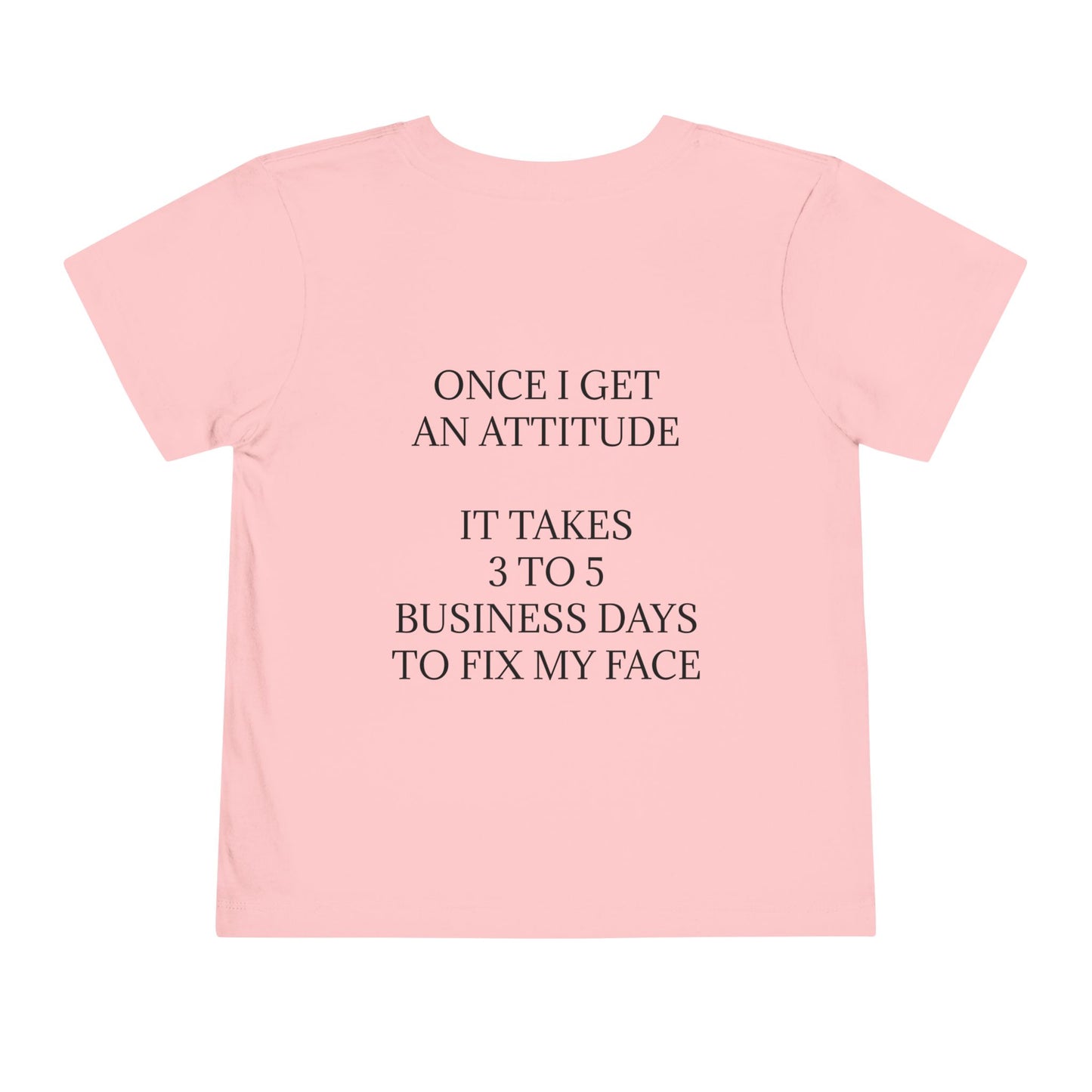 Fix My Face Toddler Unisex Short Sleeve Crewneck Tee