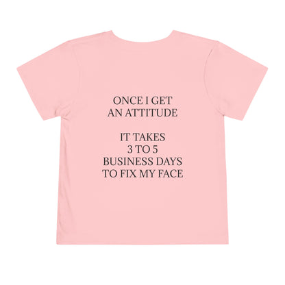 Fix My Face Toddler Unisex Short Sleeve Crewneck Tee