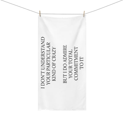Kind Of Crazy Mink-Cotton  Beach Towel