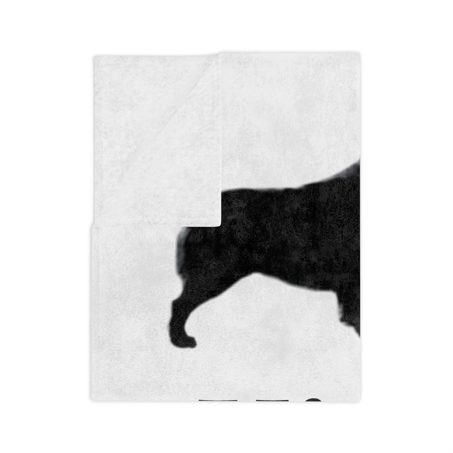 Kiss My Auss Velveteen Microfiber Blanket