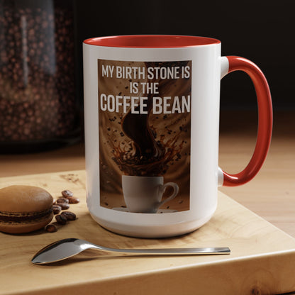 Birth Stone 2-Tone Coffee Mug