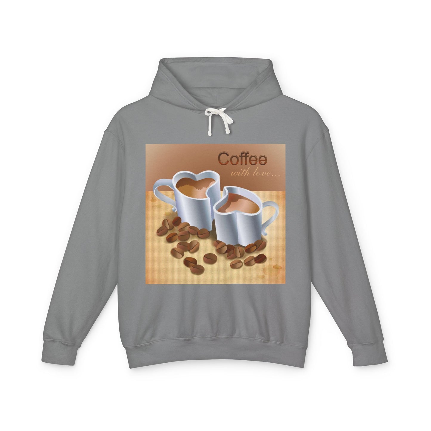 Coffee With Love Unisex Lightweight Hoodie