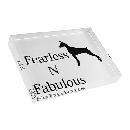 Fearless N Fabulous Acrylic Photo Block