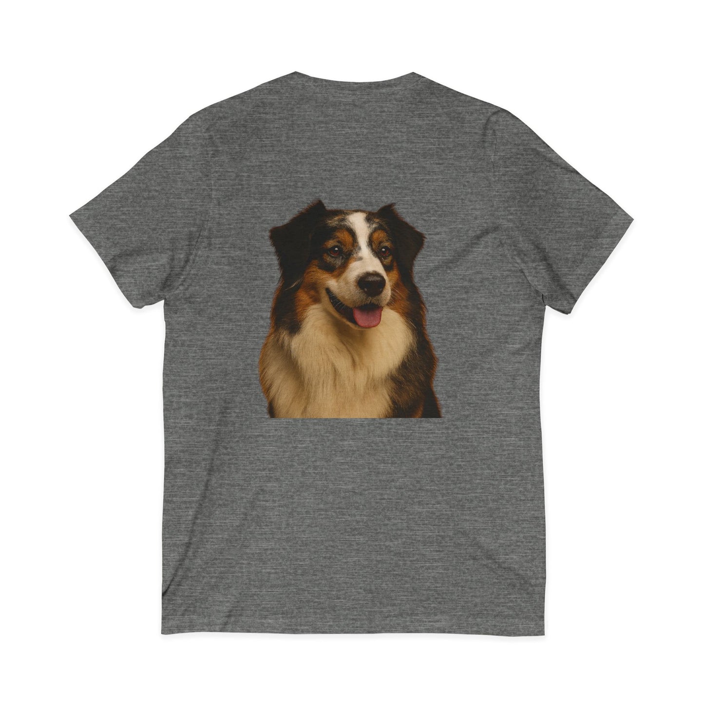 Aussie Head Unisex Short Sleeve V-Neck Tee