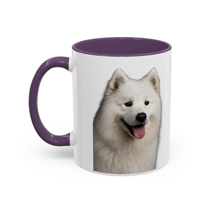 Samoyed Head 2-Tone Coffee Mug