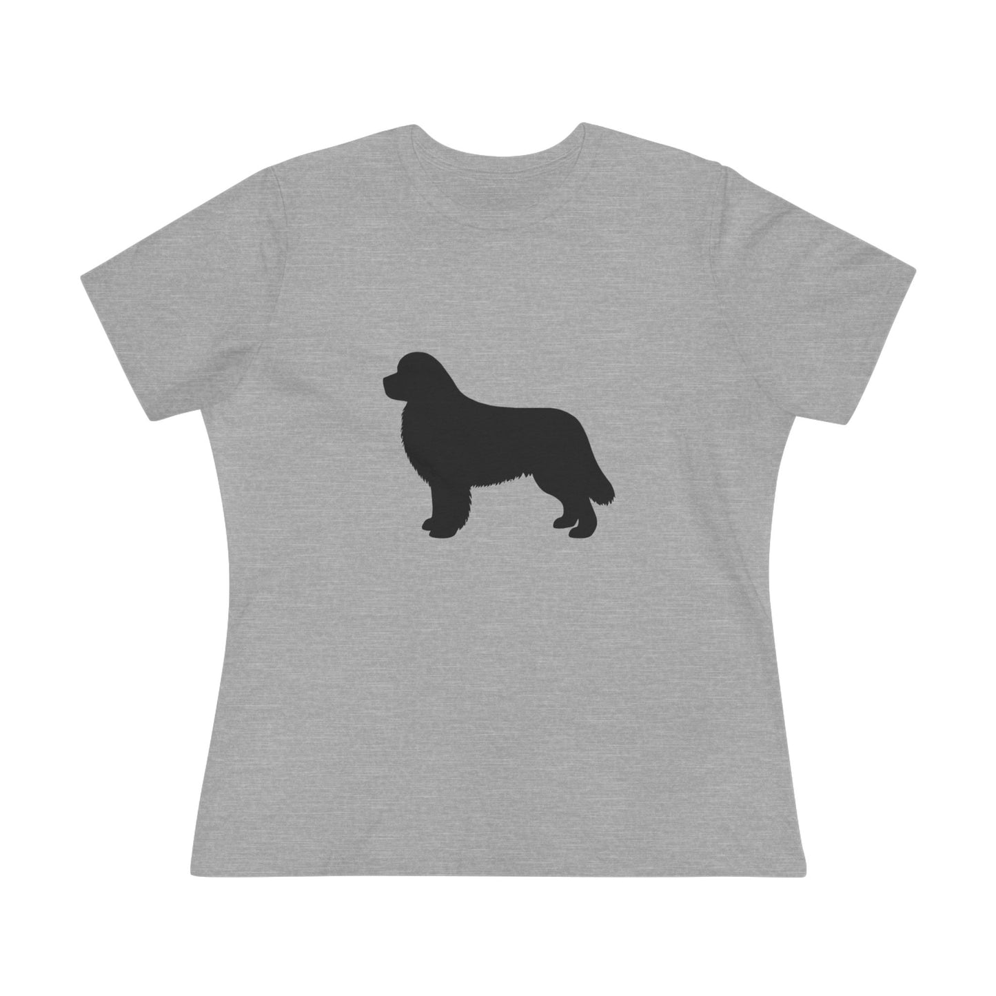 Newfie Silhouette Women's Short Sleeve Crewneck Tee