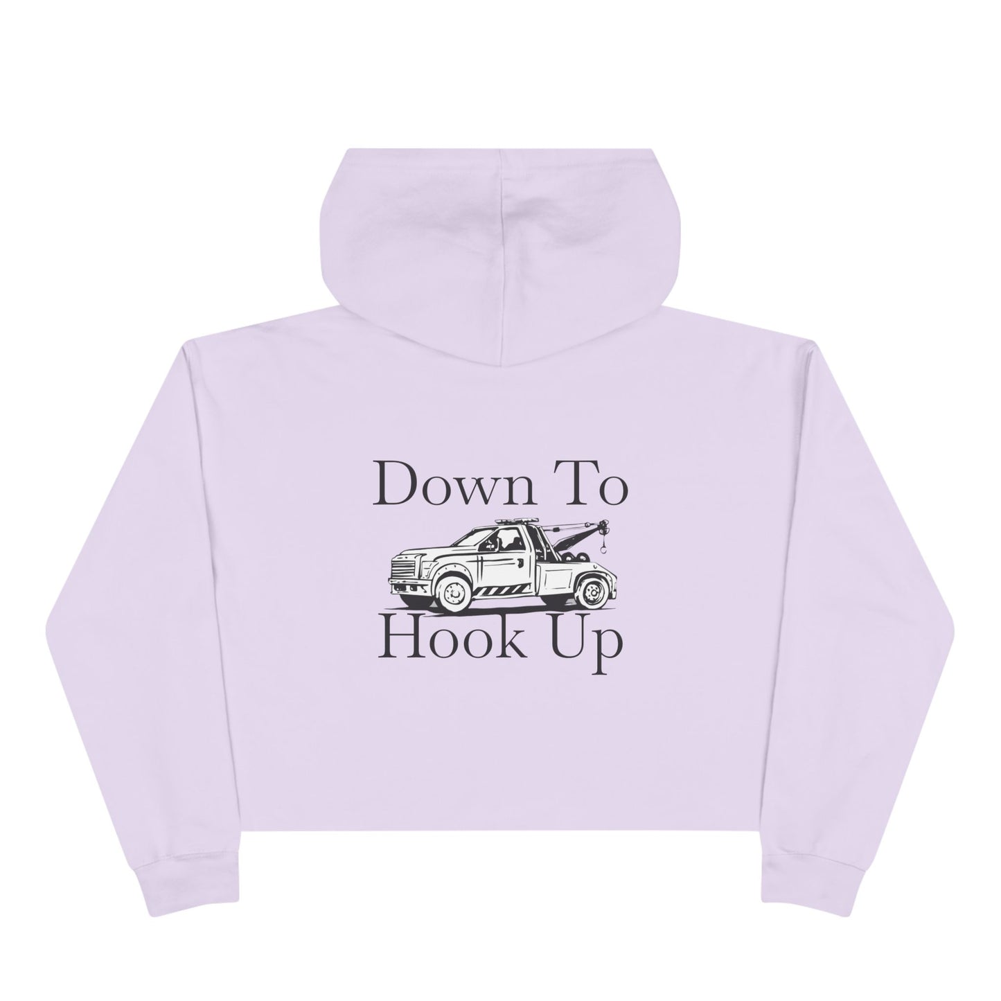 Down To Hook Up Women's Crop Hoodie
