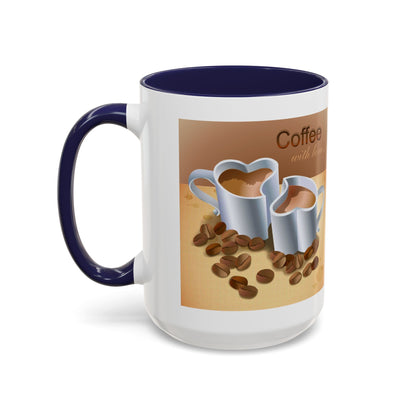 Coffee With Love 2-Tone Coffee Mug