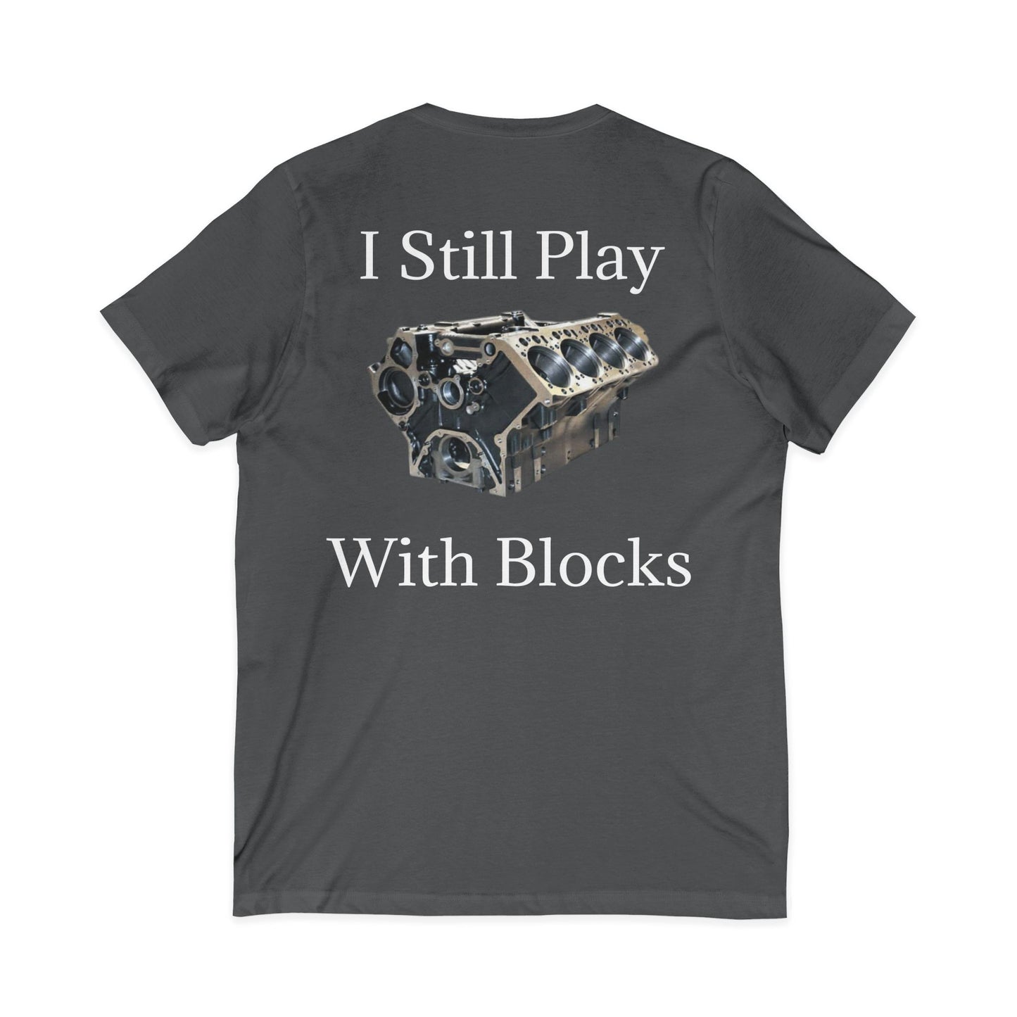 Play With Blocks Unisex Short Sleeve V-Neck Tee